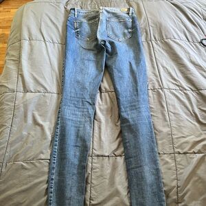 Paige Raw Hem Skinny Jeans